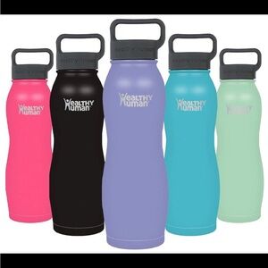 NEW 21 oz Healthy Human 12 hour HOT or COLD water bottle stainless steel liquid